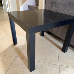 Black IKEA side table/end table