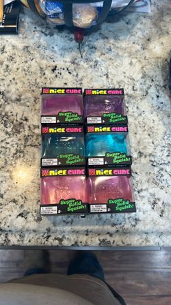 Nee Doh Nice Cube Squish Toys – Lot of 6