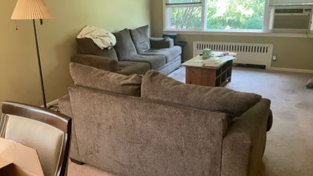 Love seat and couch