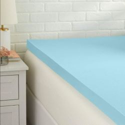 Amazon Basics King Size Cooling Gel Memory Foam Mattress Topper – 2 Inch