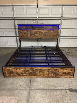 King bed frame
