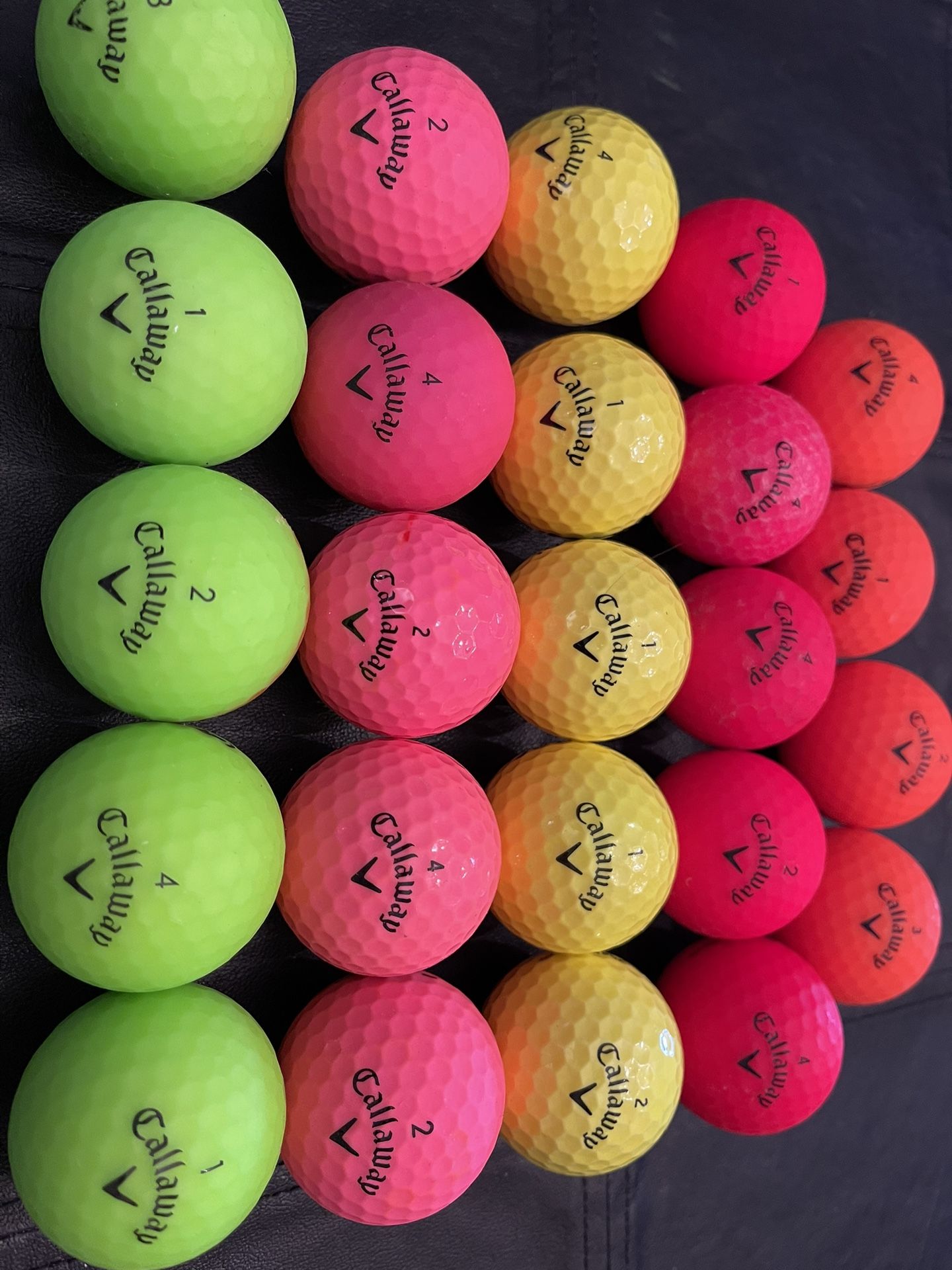 Callaway Colored Golf Balls. for Sale in El Paso, TX OfferUp