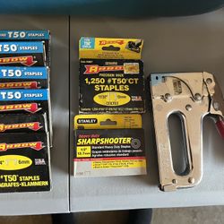 Arrow T 50 Hand Staple Gun with 8 Boxes Staples