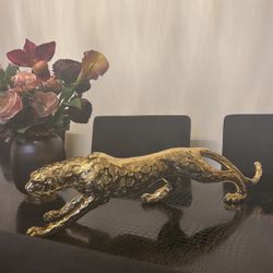 Golden leopard decor✨