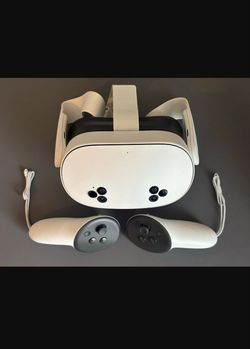 Meta Quest 3s with controllers