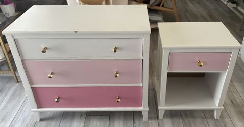 Kids dresser and night stand