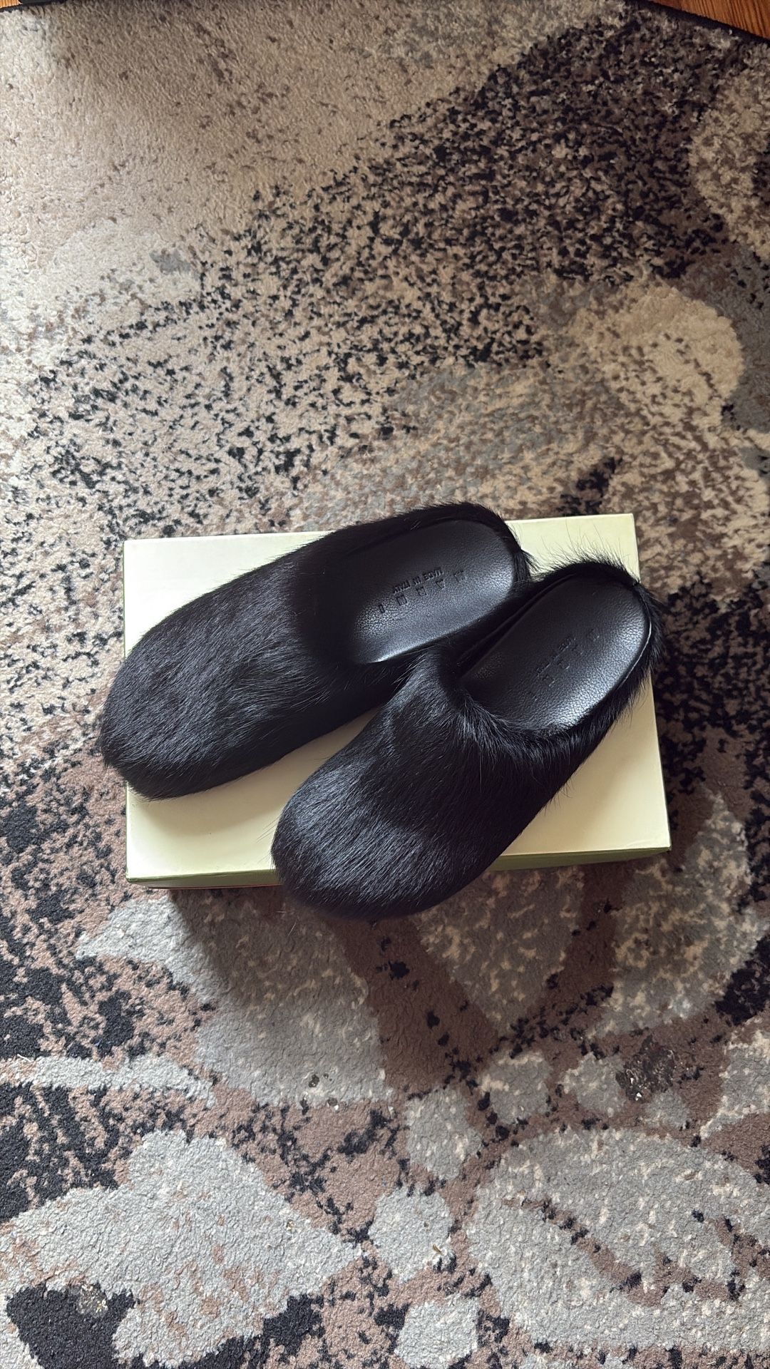 Brand New Black Marni Slides