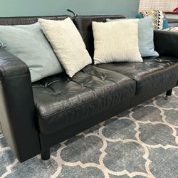 IKEA Morabo Leather Sofa And Loveseat Set