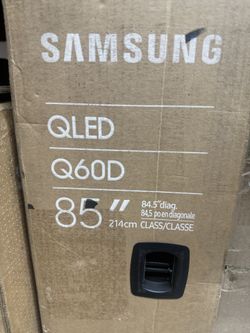 SAMSUNG 85” Class QLED 4K Q60D Series Quantum HDR, Dual LED, Object Tracking Sound Lite, Q-Symphony, Motion Xcelerator, Gaming Hub, Smart TV with Alex