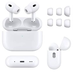 Airpods pro 2nd generation with ANC (auto noise cancellation) and MagSafe wireless charging- Whote