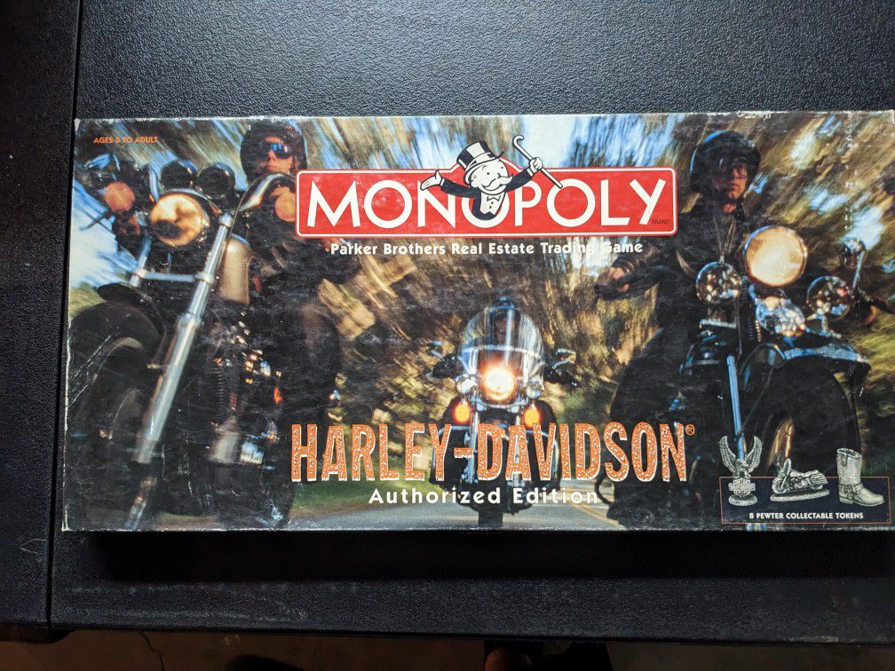 Harley-Davidson Monopoly Board Game 