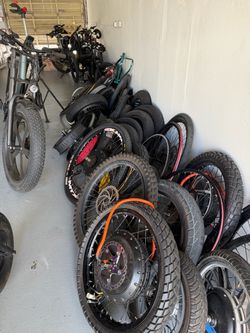 Ebike bike tires and rims