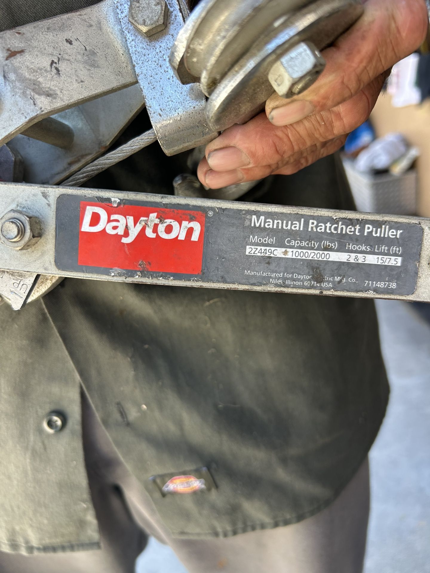 Manual Ratchet Puller