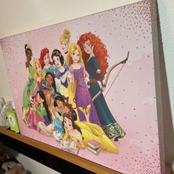 Disney Rhinestone Large Canvas 