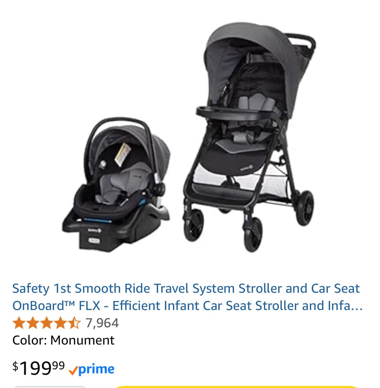 Safety First Infant Car Seat/Stroller Combo