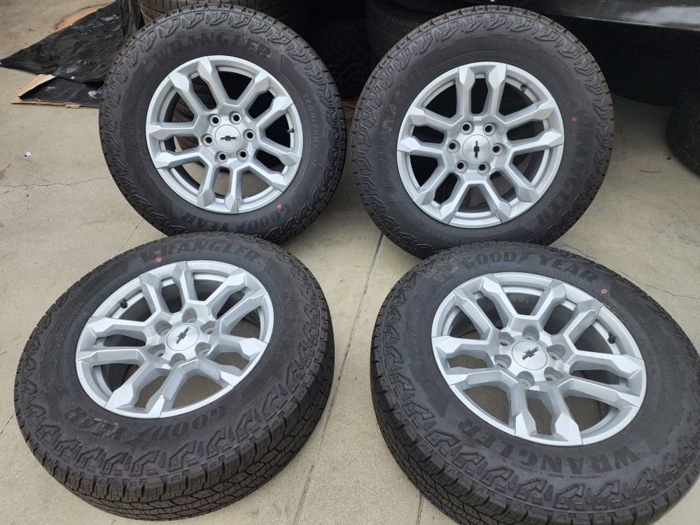 New 2026 18" CHEVY TAHOE SILVERADO SUBARUBAN GMC SIERRA YUKON WHEELS RIMS TIRES TPMS