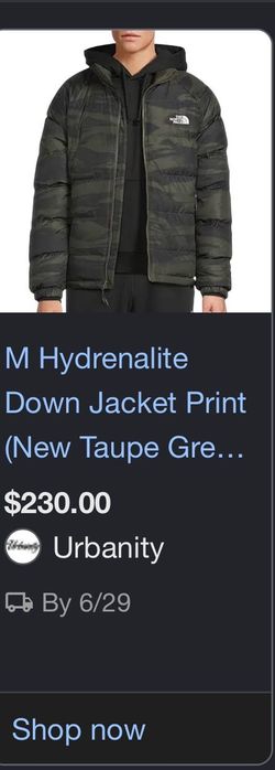 North face Hydrenalite Down Print Jacket -men’s