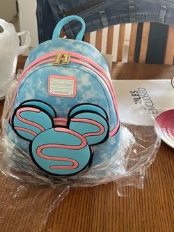 New Disney blue and pink backpack