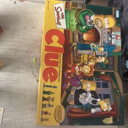 THE SIMPSONS Edition Clue Board Game