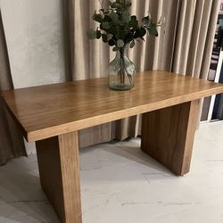 Real Solid Wood small Dining Table 