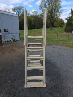 Pool ladder for up to 48inch above ground pool.