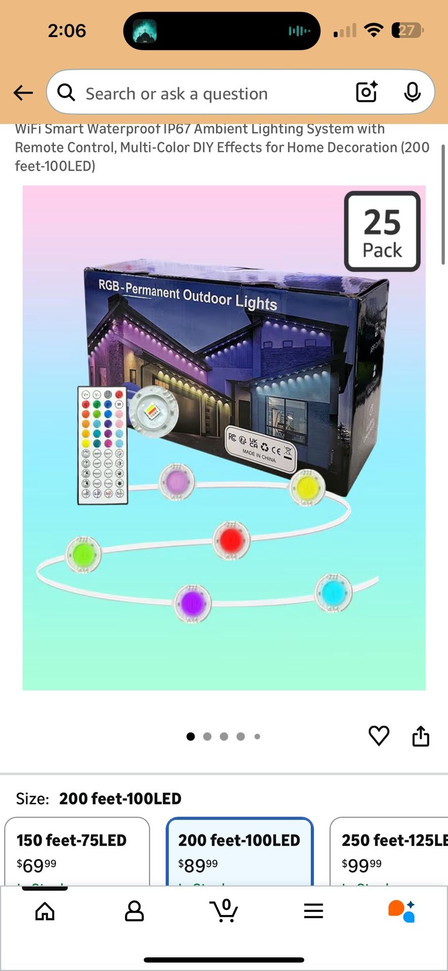 Outdoor Lights (200ft)