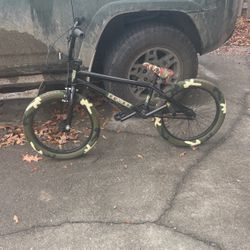 BMX Camo And Black Bike