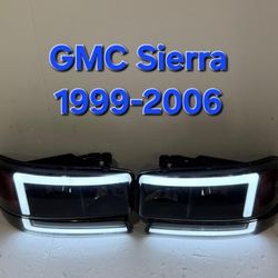 GMC Sierra 1999-2006 Headlights 