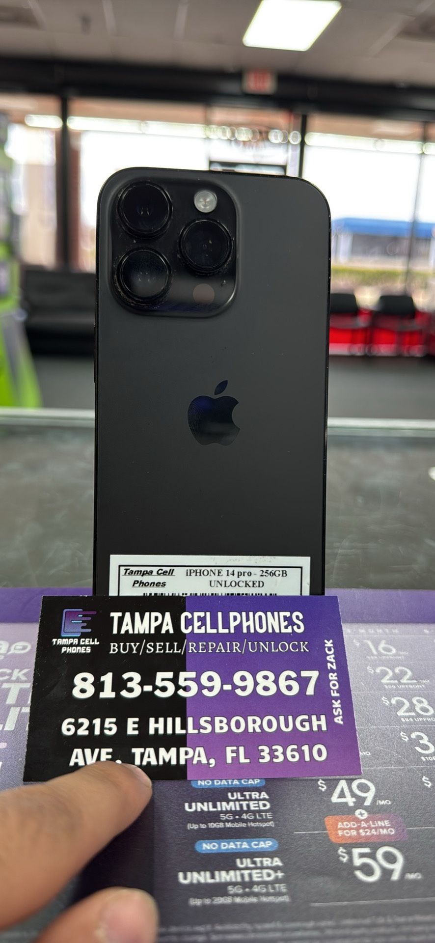 iPhone 14 Pro 256GB Unlocked 87 Battery