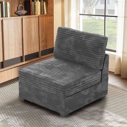 Ovios Living Room Modular Couch Armless Chair
