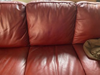 leather sofa