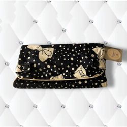 Vintage Christian Dior Bow Roll-Up Travel Bag