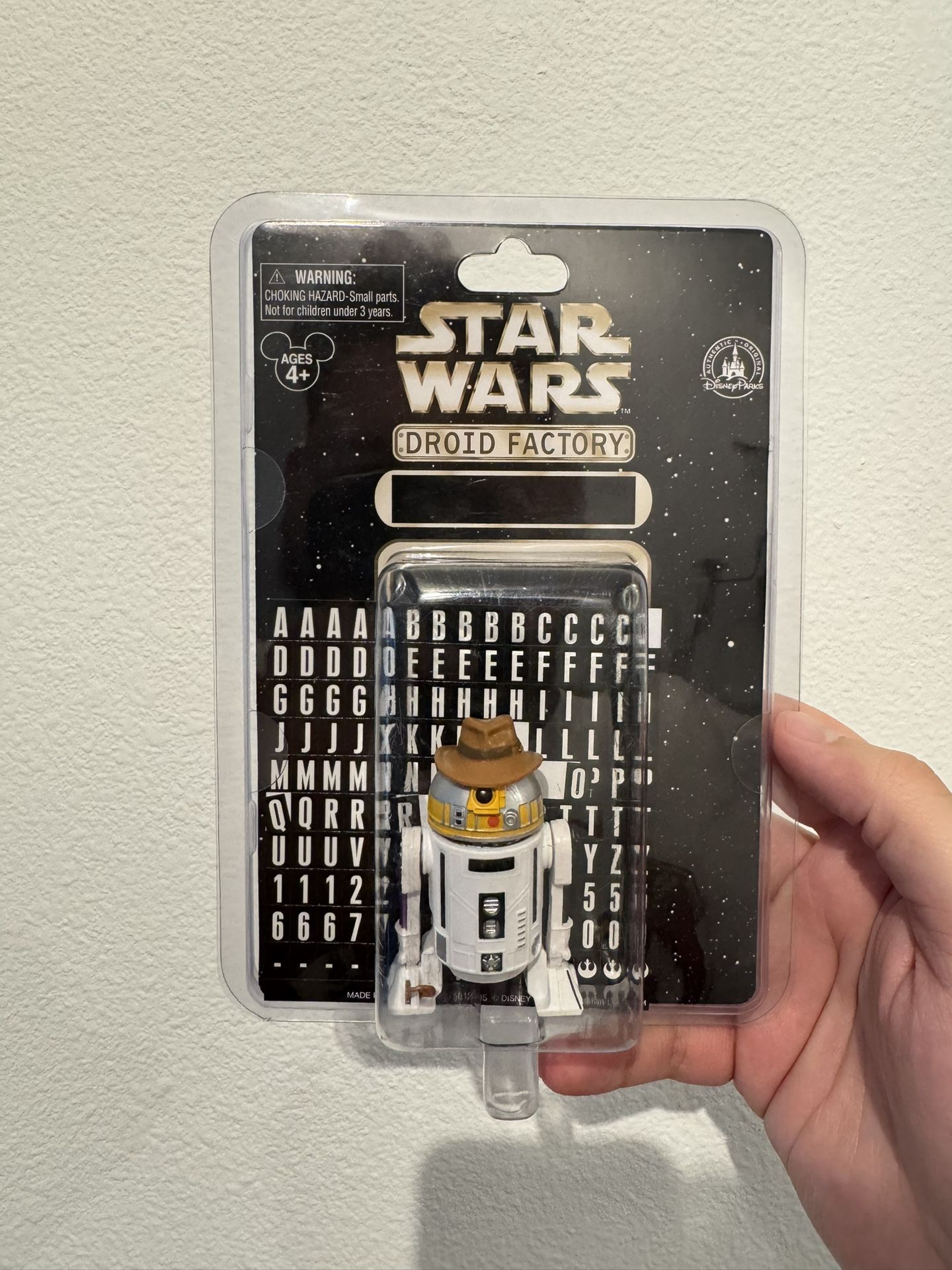 Star Wars Tours Disney Parks Woody R2D2 Custom Build A Droid Factory Action Figure