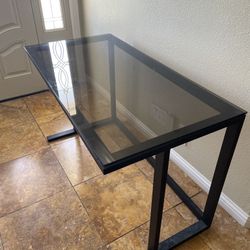 Studio Glass Desk, Living Spaces 48 Inch