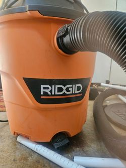 Rigid shop vac 12 gallon 5 Hp