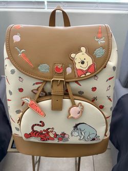 Winnie the Pooh veggie allover print backpack