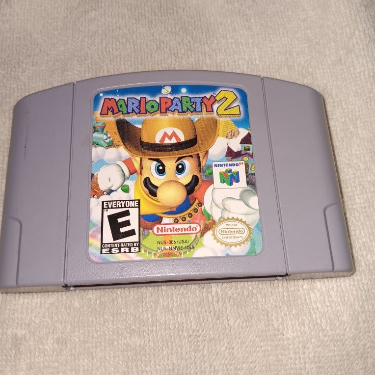 Mario Party 2 (Nintendo 64, 2000) Authentic - N64