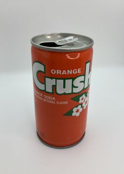 Vintage 70’s Orange 🍊 Crush Soda Steel 12 Oz Can 