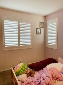 Solid Wood Plantation Shutters for Windows, Sliding Doors & Closet Doors - Factory Direct Pricing & Professional Installation (Persianas de Madera)