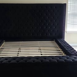 KING SIZE BED (storage On Side Makes It Larger)