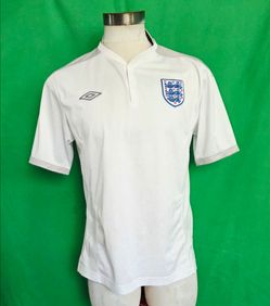 ENGLAND UMBRO NATIONAL FOOTBALL TEAM JERSEY 2010 SIZE XL MADE IN ENGLAND