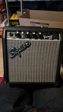 Fender Frontman 10G Guitar Combo Amplifier Amp Black/Silver 120V/4-Ohm/10W