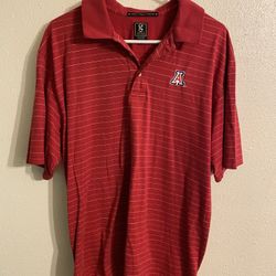 Men’s Arizona Wildcats Polo Shirt, Size Large 