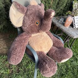 Over 2 FT tall Elephant! Peek-A-Boo Toys Large Elephant Stuffed Animal Plush