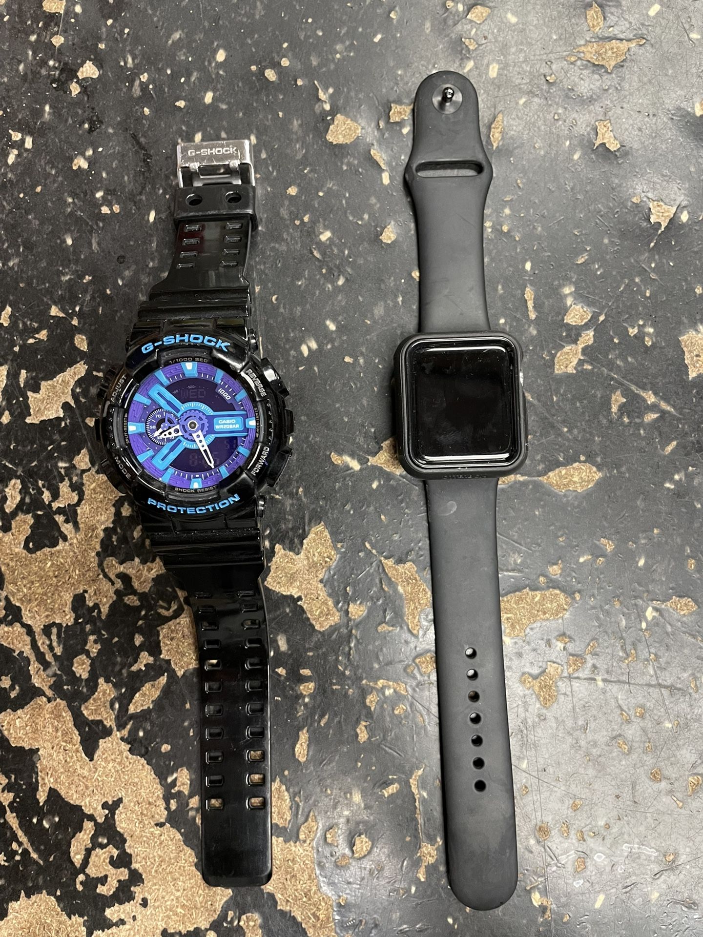 Apple Watch And G Shock Watch 