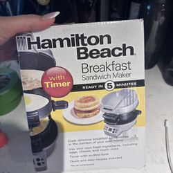 Hamilton Beach Breakfast Sandwich Maker 