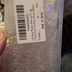 150 Sets Plastic Sew-on Snap Buttons Invisible Snap Fasteners Buttons