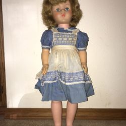 30” Vintage Toddler Size Doll with Sleep Eyes