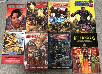 Marvel Comics Trade Paperback (2 Hardcovers) Lot of 8