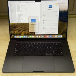 MacBook Pro M3 Max 16" 1TB %100 Battery Health
